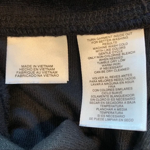 Jones New York Sport Black Velour Pants - Picture 5 of 6